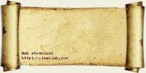 Ivana Panjković vizit kartica